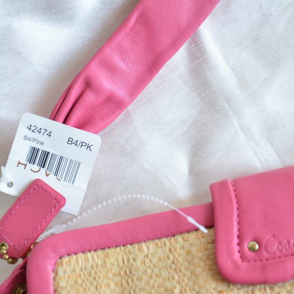 Coach Park Straw clutch - Picture 5 of 9